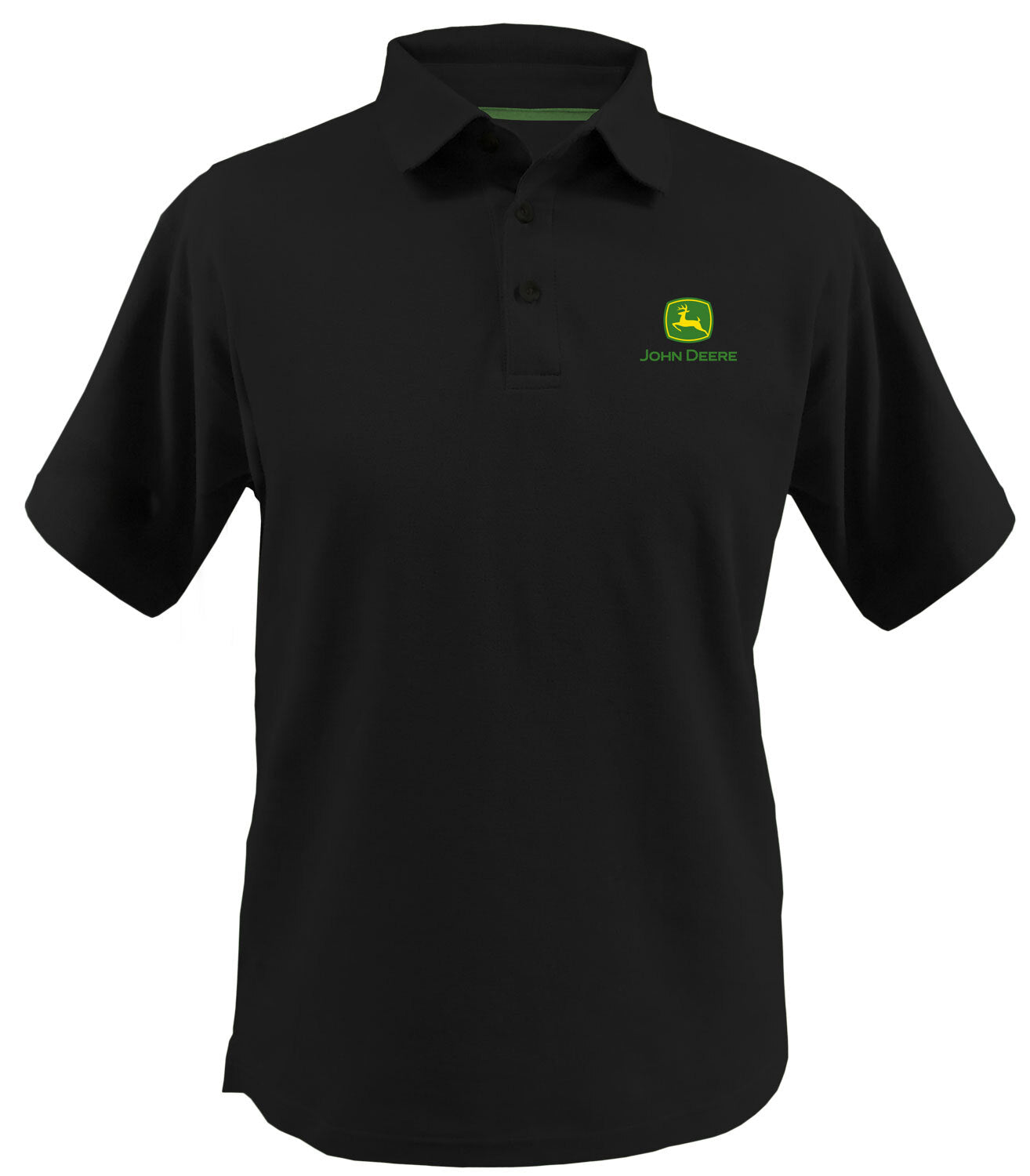 John Deere Mens JD Polo Shirt (13690029BK) Black 
