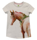 John Deere Childrens Horse Tee (J1T495W) Pink 