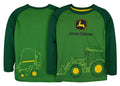 John Deere Childrens Hay Baler L/S Tee (J4T362GC) Green/Dark Green 