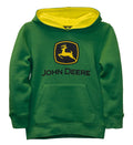 John Deere Childrens Green Trademark Fleece Pullover Hoodie (J4J056GY) Green 