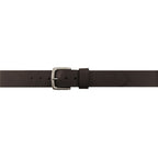 John Deere Mens 38mm Oil Tan Bridle Leather with Dull Nickel Finish Buckle Belt (4508500-001-32) Black