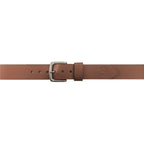 John Deere Mens 38mm Oil Tan Bridle Leather with Dull Nickel Finish Buckle Belt (4508500-200-32) Brown