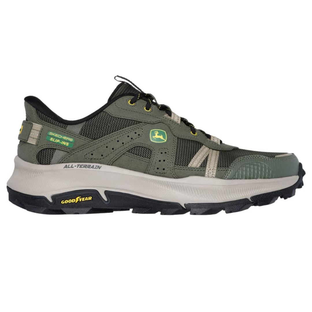 John Deere Mens Equalizer 5.0 Trail Harvester Lace Up Shoes (256009) Green