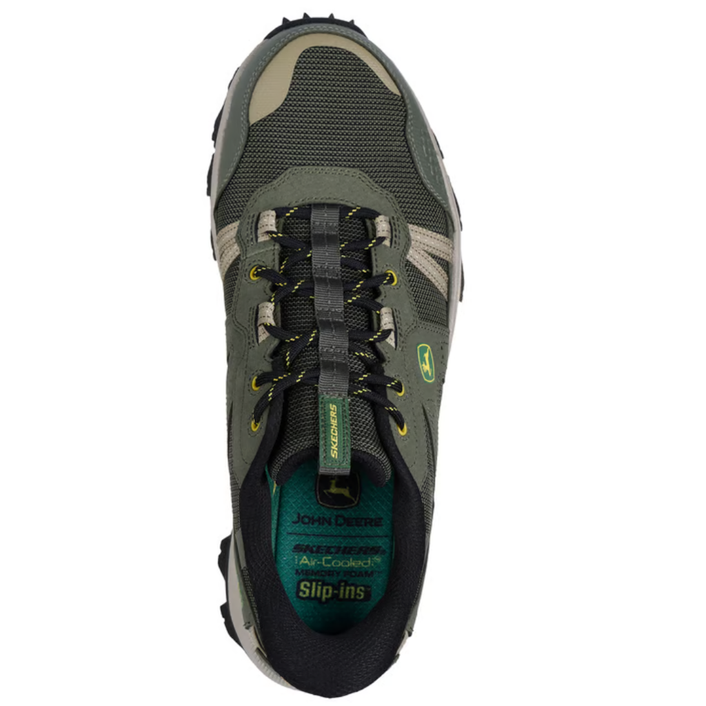John Deere Mens Equalizer 5.0 Trail Harvester Lace Up Shoes (256009) Green