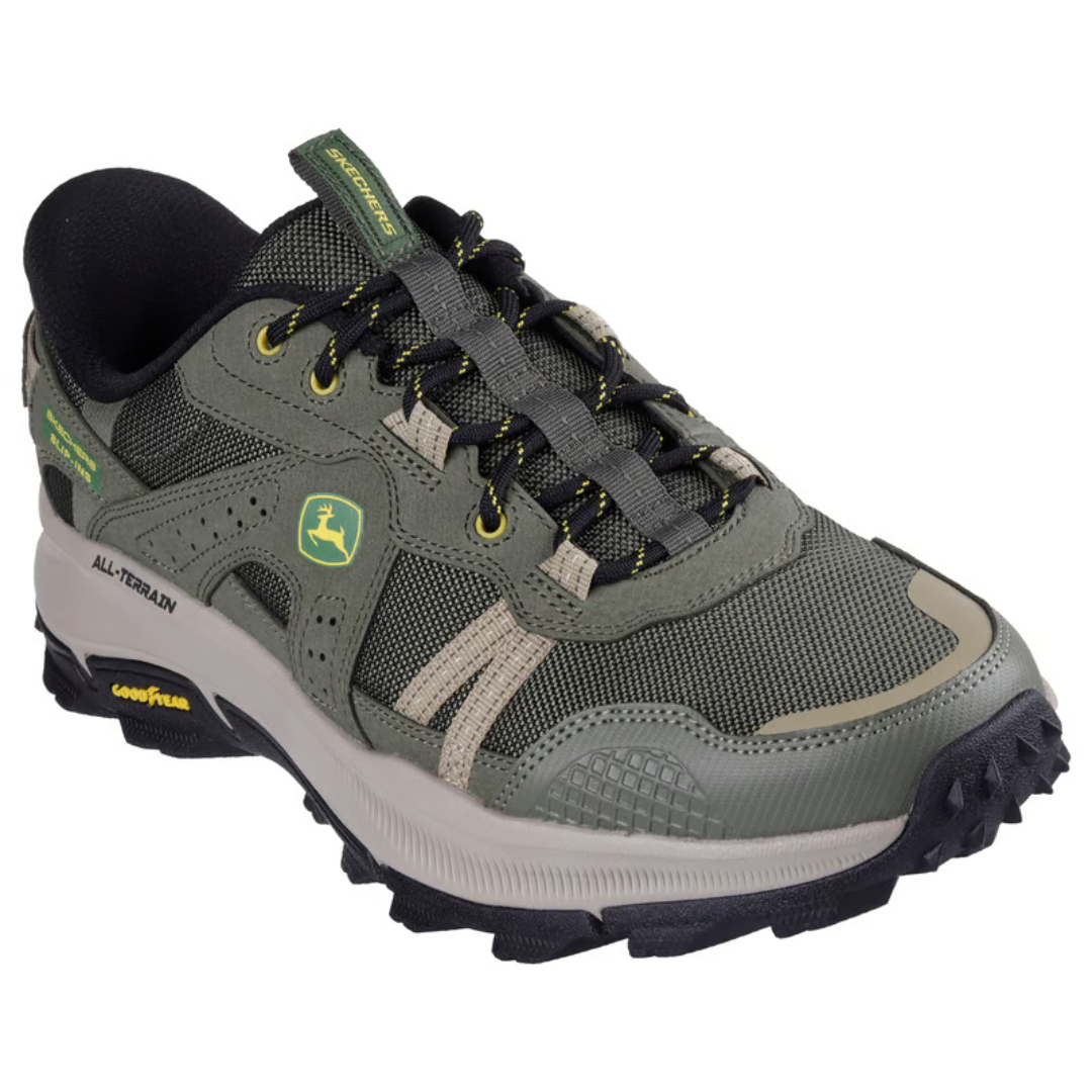John Deere Mens Equalizer 5.0 Trail Harvester Lace Up Shoes (256009) Green