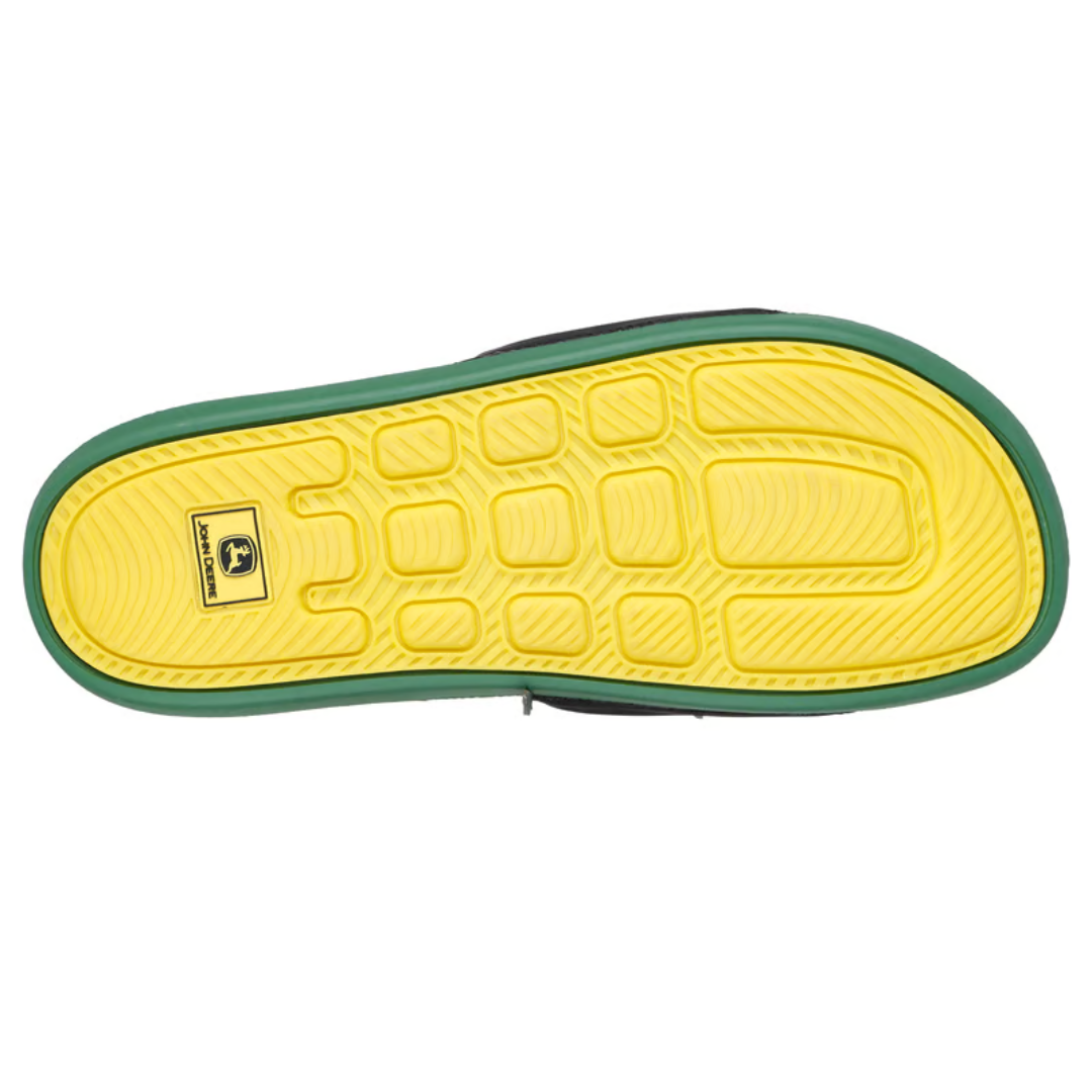 John Deere Mens Low Slides (256057) Green/Black