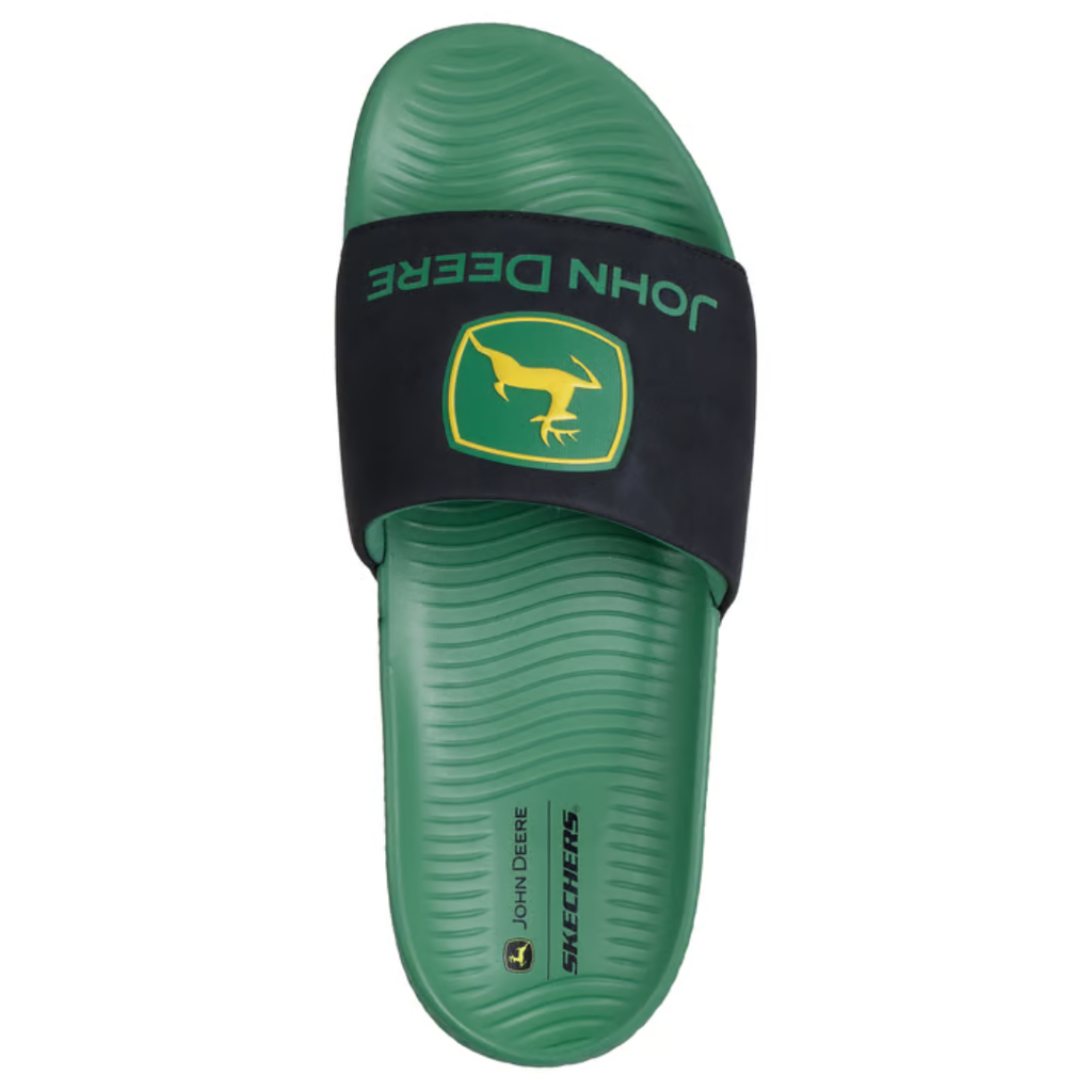 John Deere Mens Low Slides (256057) Green/Black
