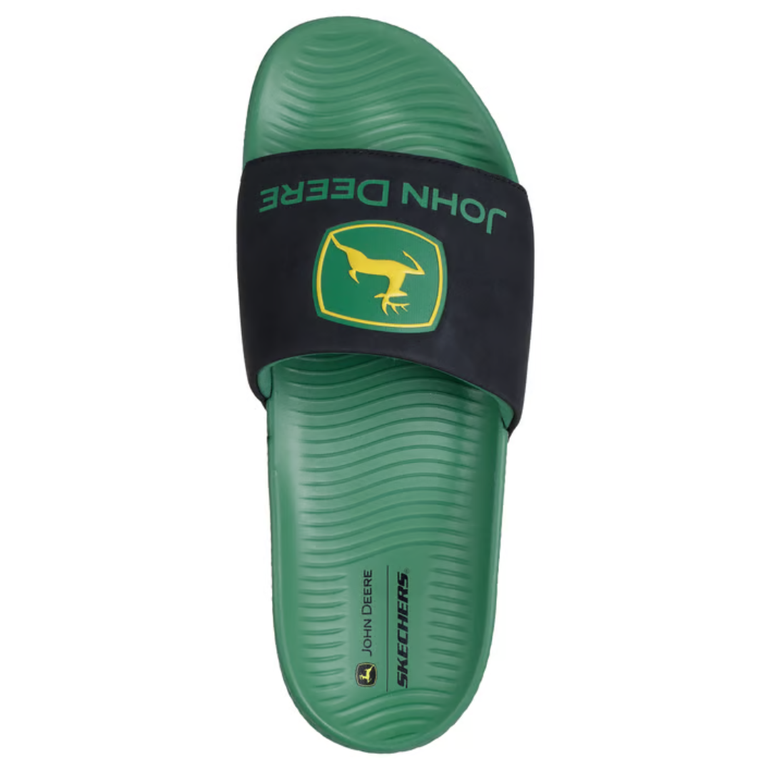 John Deere Mens Low Slides (256057) Green/Black