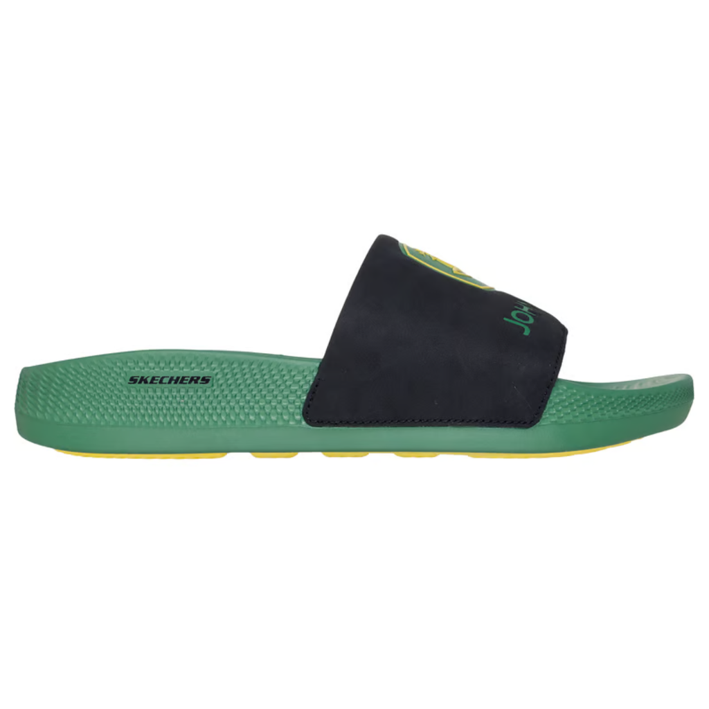 John Deere Mens Low Slides (256057) Green/Black