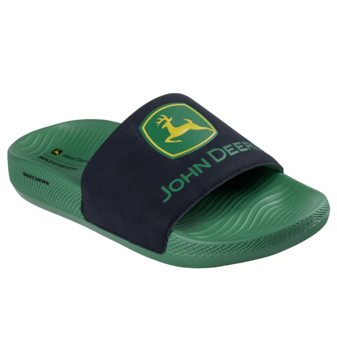 John Deere Mens Low Slides (256057) Green/Black