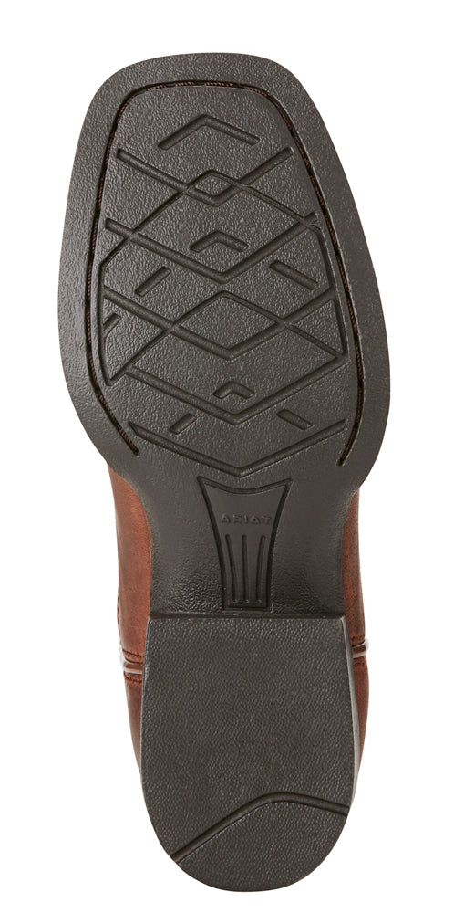 Ariat Childrens Twisted Tycoon Western Boots (10021591) Brazen Brown/Arizona Sky