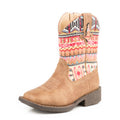 Roper Toddler Azteca Western Boots (17226032) Tan/Aztec