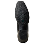 Ariat Womens Round Up Square Toe Western Boots (10029756) Limousine Black 