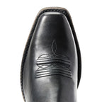 Ariat Womens Round Up Square Toe Western Boots (10029756) Limousine Black 