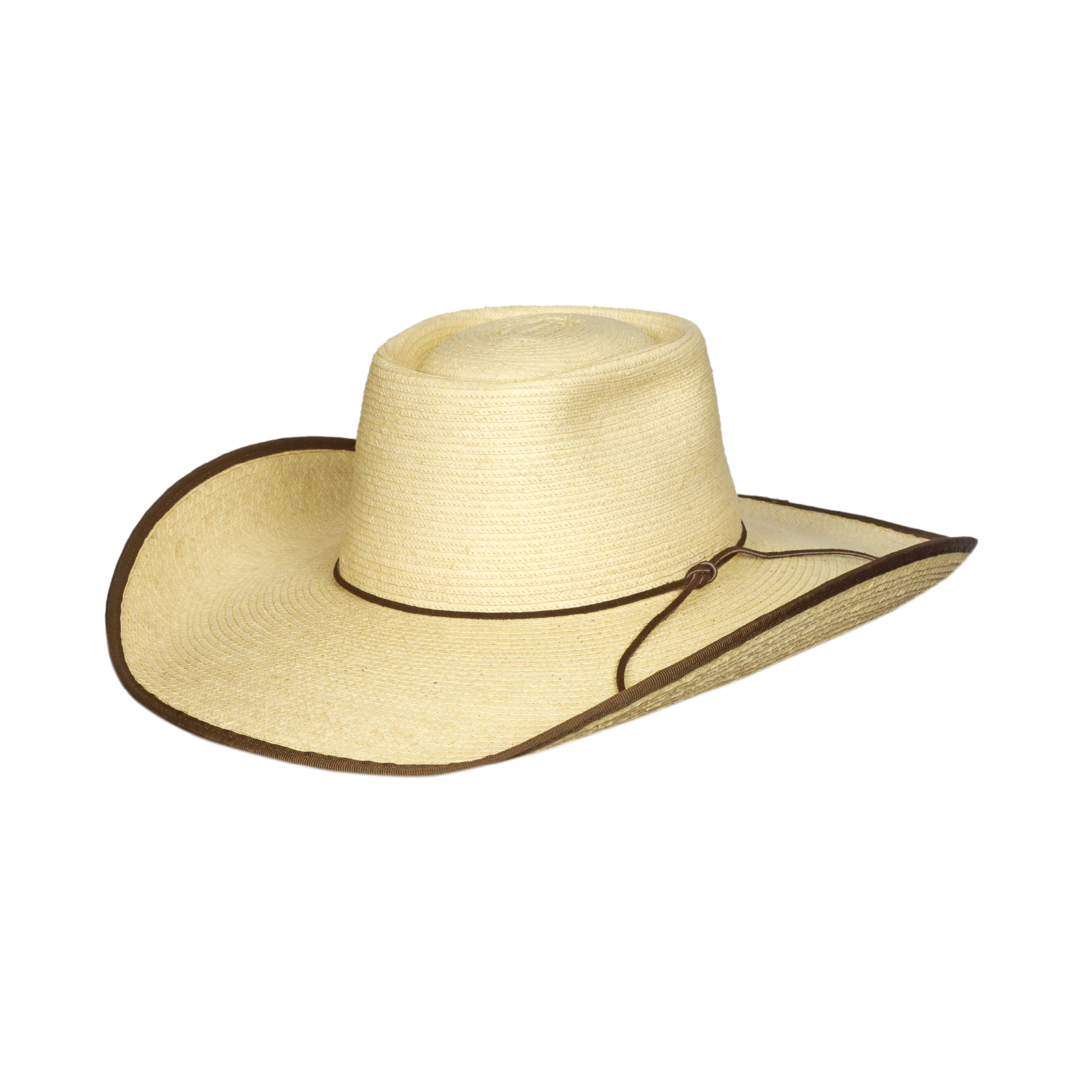 Sunbody Hats Alex Standard Palm Brim Hat (HG45ALEX) Natural Chocolate