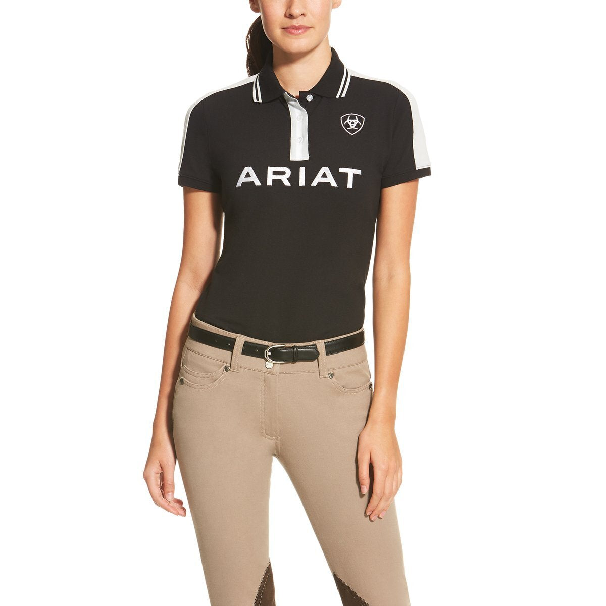 Ariat Womens New Team Polo (10034418) Black