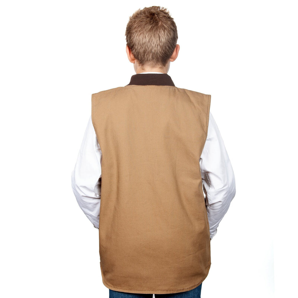 Just Country Childrens Diamantina Vest (BWOV2102) Khaki