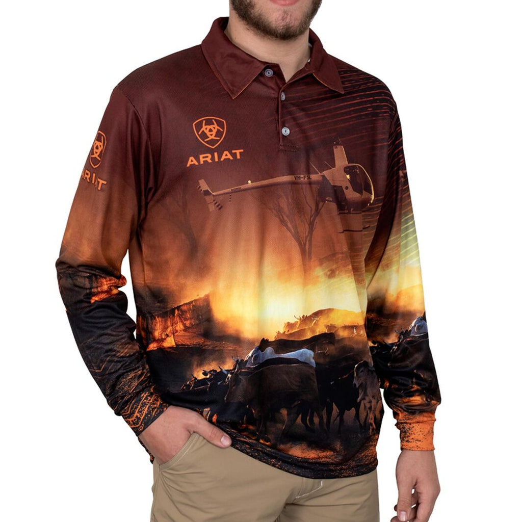 Ariat Mens Fishing Shirt (2002CLSP) Western Chopper