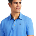 Ariat Mens Medal Polo (10039497) Reykjavik Blue [SD] 