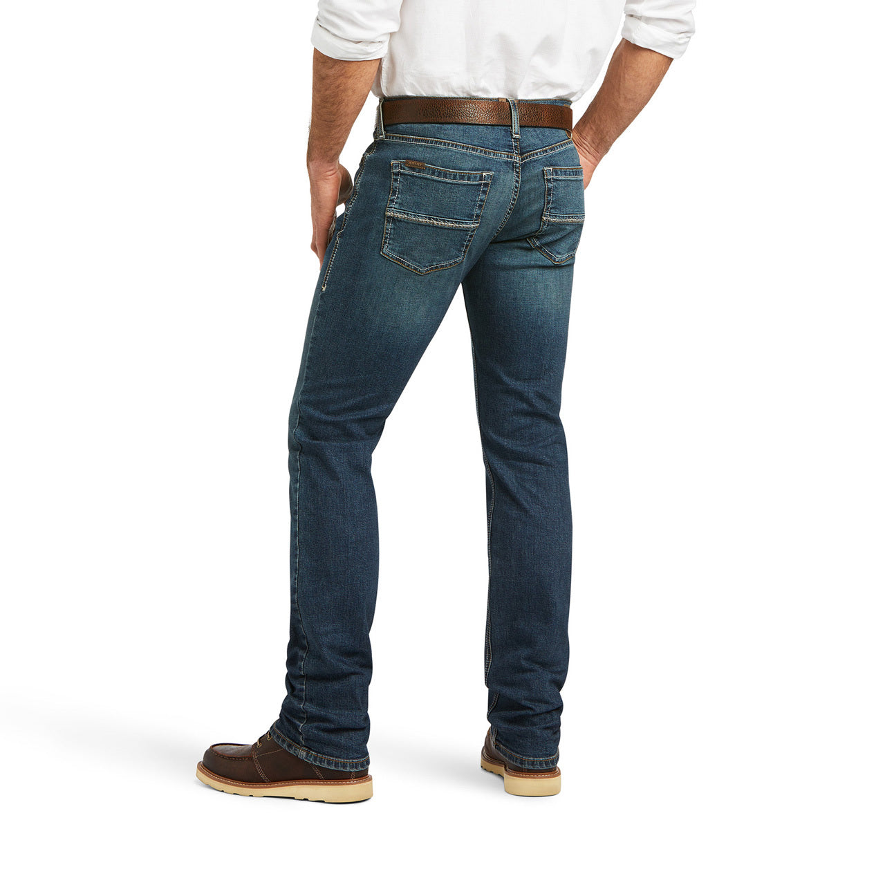 Ariat Mens M8 Modern TekStretch Sebastian Slim Leg Jeans (10039625) Grafton [GD]
