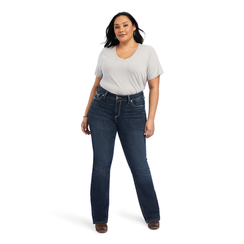 Ariat Womens R.E.A.L. Perfect Rise Bootcut Lexi Jeans (10041059) Missouri 