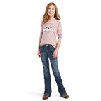 Ariat Girls R.E.A.L. Dreamin Mood L/S Shirt (10042298) Nostalgia Rose [SD]