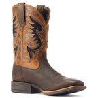 Ariat Mens Cowpuncher VentTEK Western Boots (10044573) Dark Brown /Golden Mustard [SD]