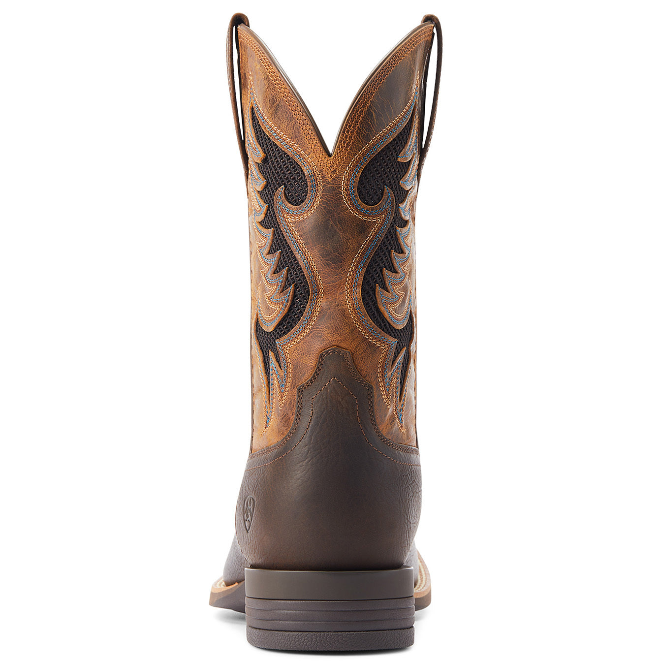 Ariat Mens Cowpuncher VentTEK Western Boots (10044573) Dark Brown /Golden Mustard [SD]