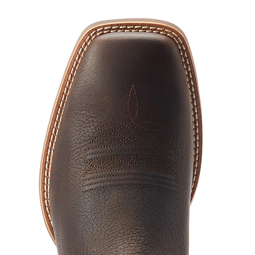 Ariat Mens Cowpuncher VentTEK Western Boots (10044573) Dark Brown /Golden Mustard [SD]
