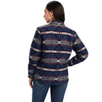 Ariat Womens R.E.A.L. Shacket Shirt Jacket (10041576) Mountain Peak Jacquard [SD]