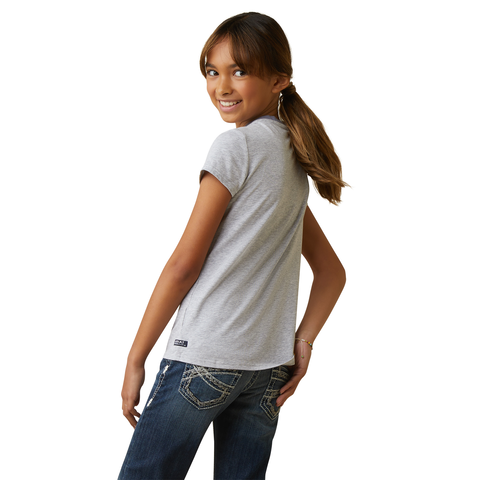 Ariat Childrens Imagine S/S Tee (10043738) Heather Grey [SD] 