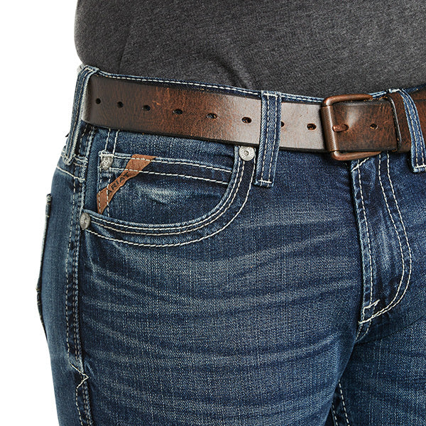 Ariat Mens M7 Rocker Coltrane Straight Jeans (10027748) Silverton 