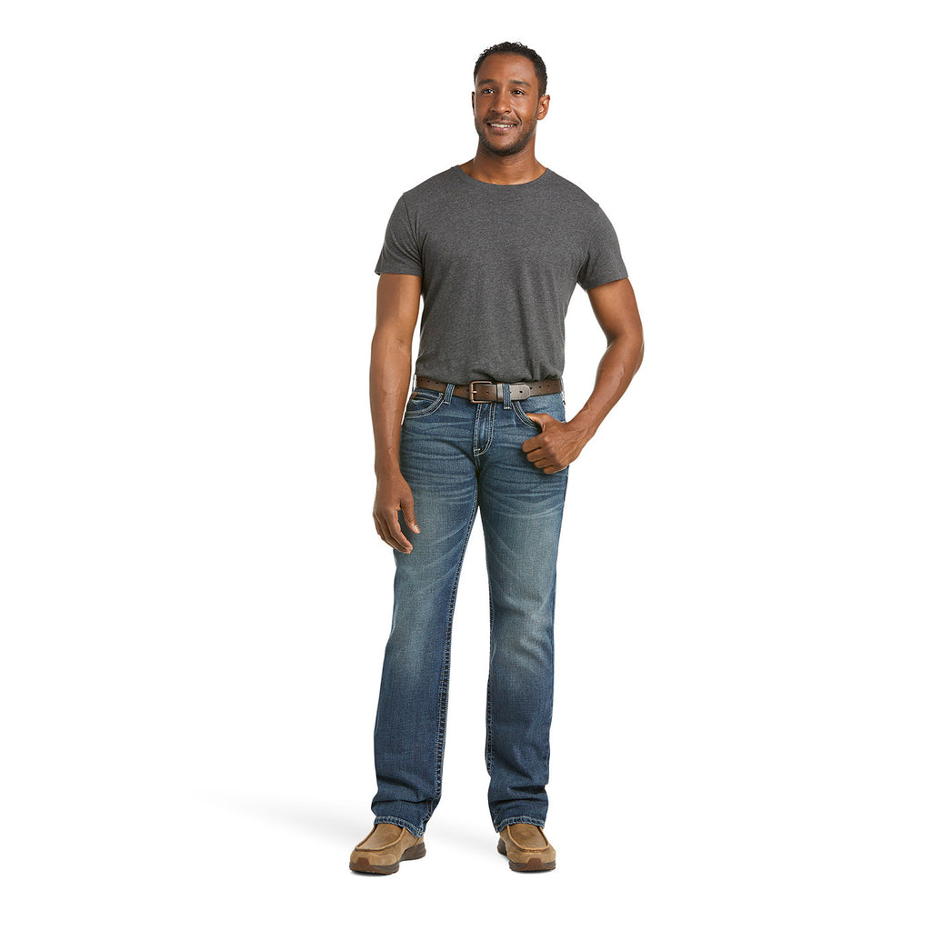 Ariat Mens M7 Rocker Coltrane Straight Jeans (10027748) Silverton 