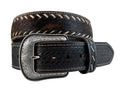 Roper Mens 1.1/2" Hair on Hide with Lacing Belt (8660500) Brown [SD]