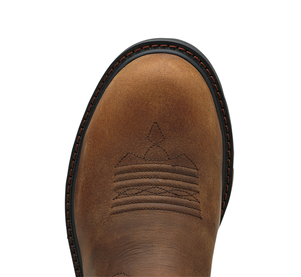 Ariat Mens Groundbreaker Steel Toe Western Boots (10014241) Brown