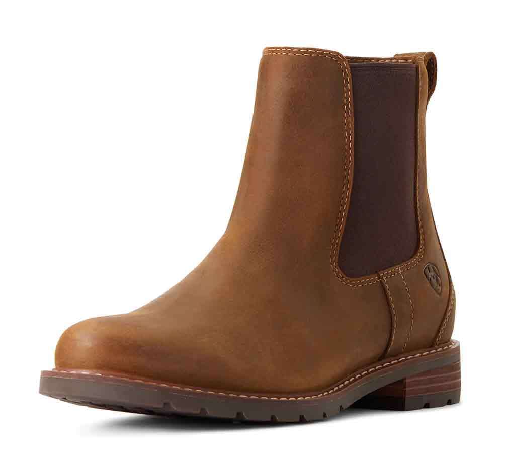 Ariat Womens Wexford H2O Western Boots (10033941) Weathered Brown