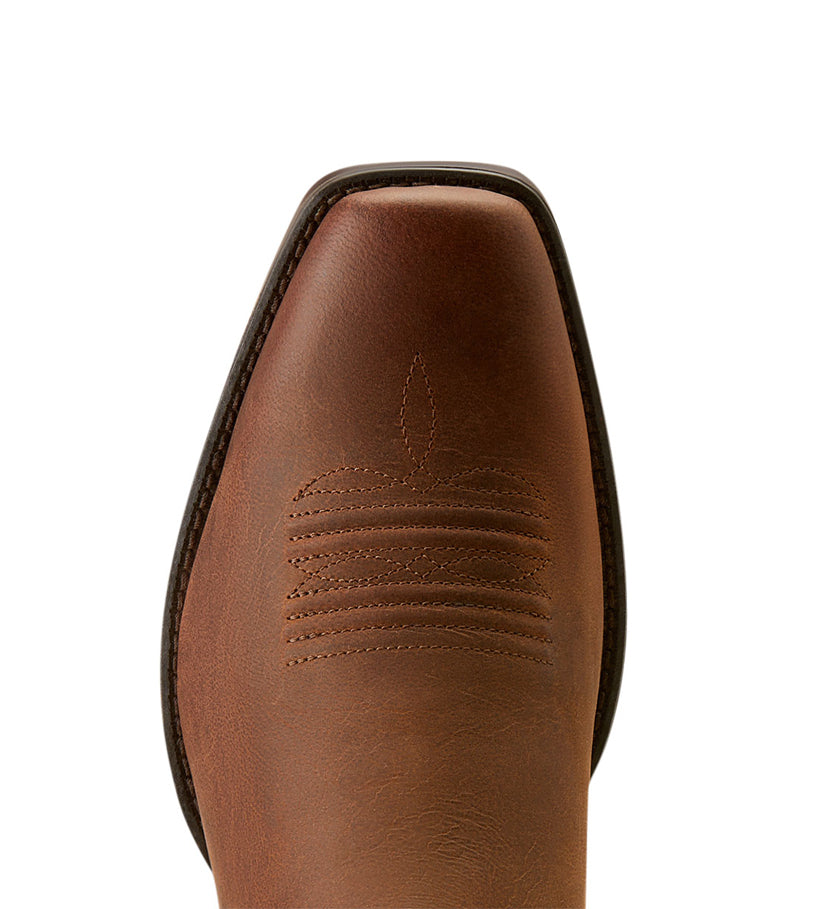 Ariat Mens Booker Ultra Square Toe Western Boots (10050962) Rough Tan