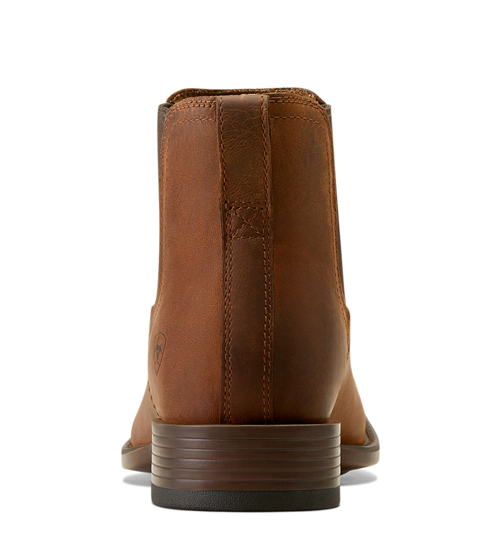 Ariat Mens Booker Ultra Square Toe Western Boots (10050962) Rough Tan