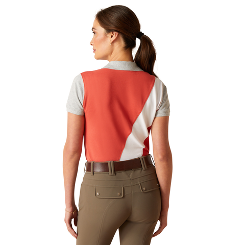 Ariat Womens Taryn S/S Polo (10048840) Baked Apple [SD]