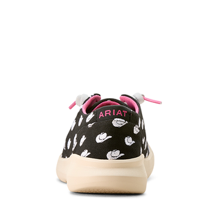 Ariat Womens Hilo Slip On Shoes (10053764) Doodle Midnight Cowboy Hat [SD]