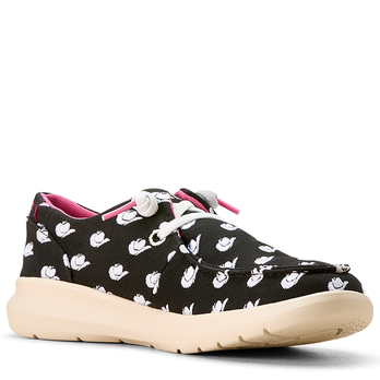 Ariat Womens Hilo Slip On Shoes (10053764) Doodle Midnight Cowboy Hat [SD]