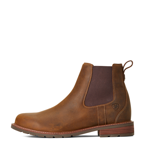 Ariat Mens Wexford H2O Western Boots (10034032) Weathered Brown