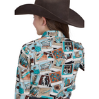 Roper Girls Five Star Collection L/S Print Shirt (80590184) Multi [SD]