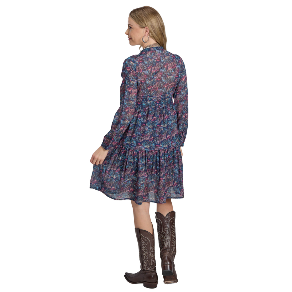 Roper Womens Studio West Collection L/S Dress (57590005) Multi [SD]