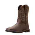Ariat Work Range Mens Groundbreaker Wide Square Toe Western Boots (10020059) Brown