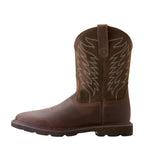 Ariat Work Range Mens Groundbreaker Wide Square Toe Western Boots (10020059) Brown