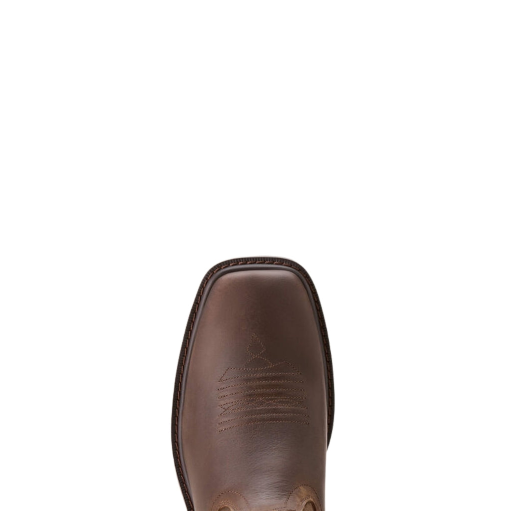 Ariat Work Range Mens Groundbreaker Wide Square Toe Western Boots (10020059) Brown
