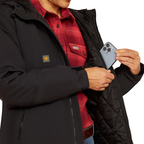 Ariat Womens Rebar Cordura Ripstop Insulated Jacket (10052113) Black
