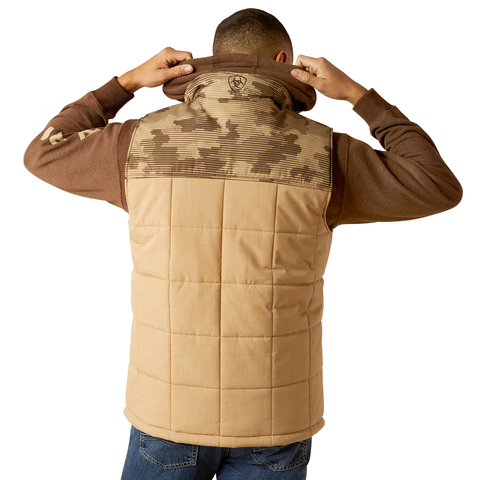 Ariat Mens Crius Insulated Vest (10052815) Cornstalk Heather