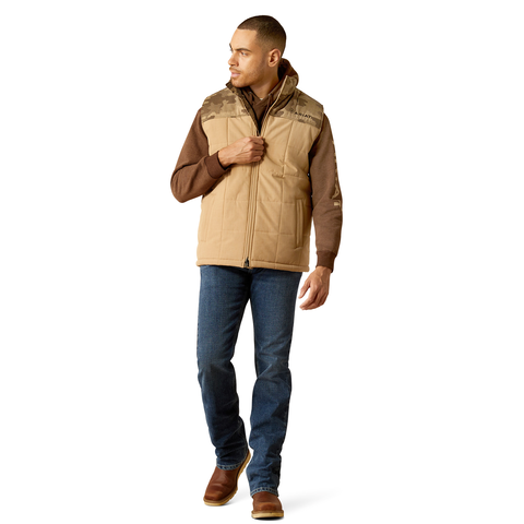 Ariat Mens Crius Insulated Vest (10052815) Cornstalk Heather